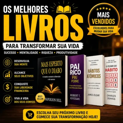Os Melhores Livros de Desenvolvimento Pessoal para Mudar Sua Vida em 2026 (Top Recomendações)
